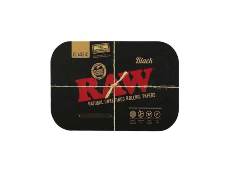 RAW Black Tapa Magnetica Para Bandeja Rolling Tray Small